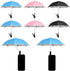 Flutesan 6 Sets Phone Umbrella for Sun Phone Umbrella Cell UV Protection