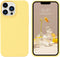 BENTOBEN Soft Silicone Gel Rubber Bumper Case for iPhone 13 Pro 6.1", Shockproof Protective Cover, Yellow