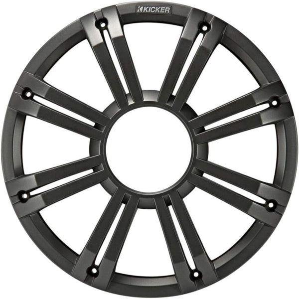 Kicker 45KMG10C 10" Charcoal Grille w/LED for KM10 + KMF10 Subwoofer
