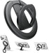 tounee Double-Sided Magnetic Phone Ring Holder Compatible with MagSafe, N52 Strong Magnet Grip