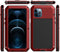 Marrkey for iPhone 12 Case, 360 Full Body Protective Heavy Duty Shockproof Tough Armour Case with Silicone Screen