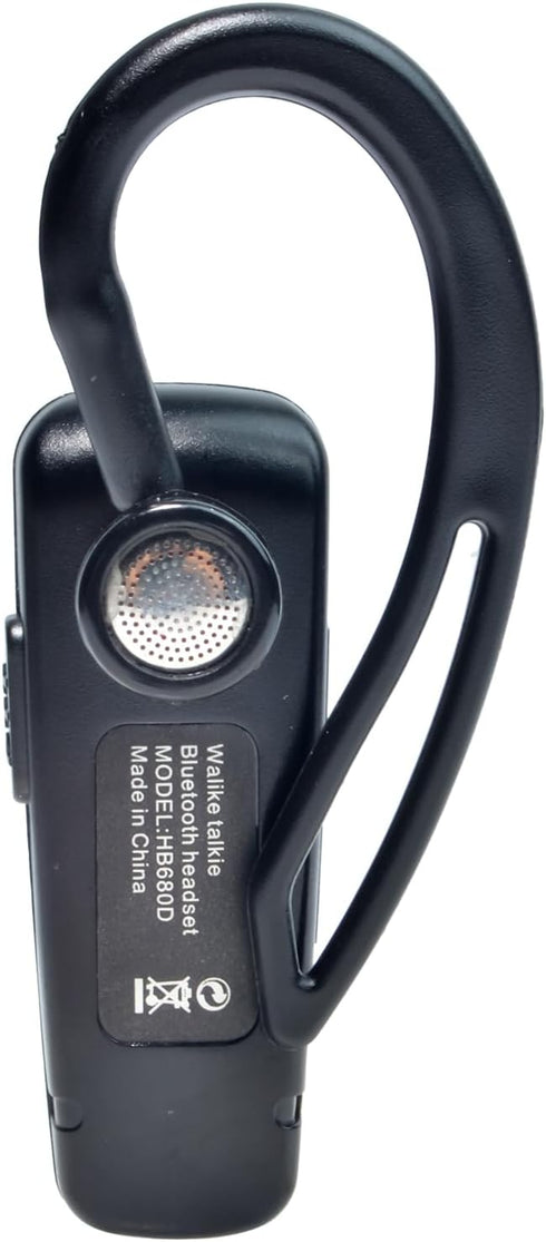 Replacement Ear Hooks for Bluetooth Headset, Universal Two Way Radio Earpiece Small Clamp Ear Loop Clips (Black, 6 Pcs)