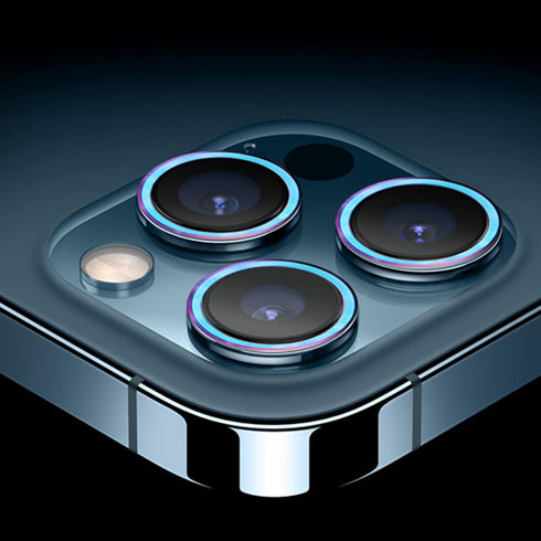 SUWEI Camera Lens Protector - Aluminum Alloy Lens Ring Cover for iPhone 11/12/12mini