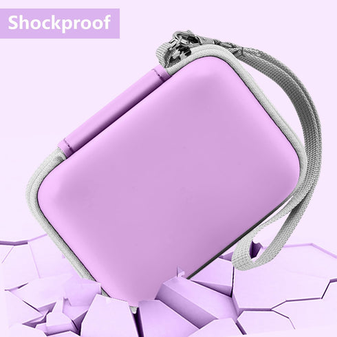 Leayjeen Digital Camera Case - Compatible with Lecran/CAMKORY/IWEUKJLO FHD 1080P 44MP Camera, Purple (Case Only)