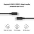HUION Full-Featured USB-C to USB-C Cable Support USB3.1 GEN2 DP Signal for Kamvas 12/13/16/22/24 Graphic Tablet, 3.2ft