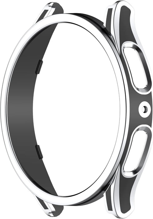 Smartwatch Full Coverage PC Protective Case with Tempered Glass Screen Protector for Samsung Watch 5 40mm, Durable