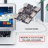 cablecc 2.0 1-to-3 3-Port USB-C HUB PCBA USB-C to hub Board Power Supply (Without housing) Type-C for Keyboard Mouse