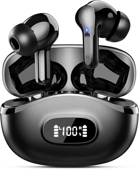 Wireless Earbuds, Bluetooth Headphones 5.4 HiFi Stereo, Ear Buds with 4 ENC