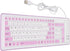 Foldable Silicone Keyboard, USB Wired Waterproof Rollup Keyboard, 103 Keys Soft Touch for PC, Laptop, Notebook