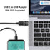 USB C to USB Adapter (Pack of 2), Type C to USB-A Converter, Compatible with MacBook, Tablets, Black and Silver
