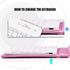 Portable Bluetooth Keyboard with Leather Case Cover for 4.5''-6.8'' iOS, Android and Windows Smart Phones