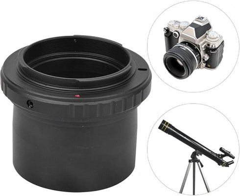 T2-AI 2-inch Astronomical Telescope Adapter Ring, Metal Telescope Lens Adapter for Nikon AI Mount Cameras
