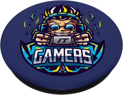 IT Console Computer VR PC Player Gamer Online Games Gift PopSockets Grip and Stand for Phones and Tablets