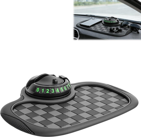 Generic Multifunction Car Anti Slip Dashboard Mat with 360 Rotatable Phone Holder, Temporary