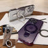 Magnetic Invisible Stand for iPhone 15 Pro Max Case, Military-Grade Protection, Clear Scratch-Resistant