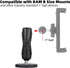 FPN 66mm 25mm /1 inch 3.54" Diameter Round Heavy-Duty Magnetic Base Mount with Rubber Coating Ball & Double Socket Arm