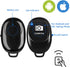 Wireless Camera Remote Control (2 Pack) for Photos & Videos, Compatible with iPhone/Android/iPad/Tablets, Adjustable