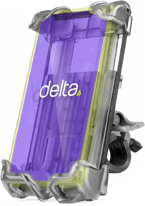 Hefty Bike Phone Mount by Delta Cycle - Premium Universal Bicycle Smartphone Holder for Any Handlebar
