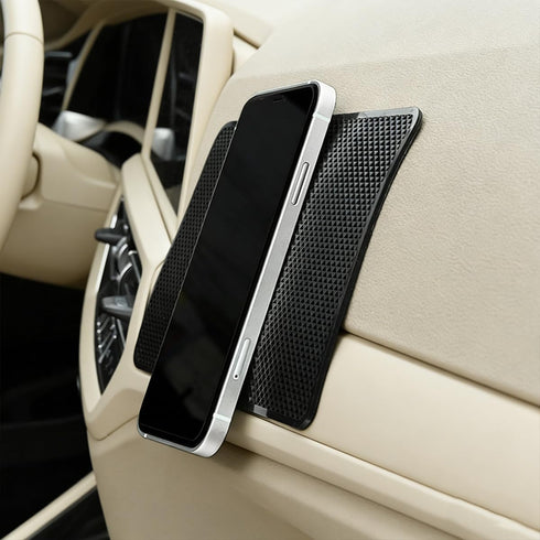 SWPHRT 11.02" 6.5" Car Dashboard Non Slip Mat, Multifunctional Anti Slide Sticky Dash Pad for Cell Phone Keys Glass