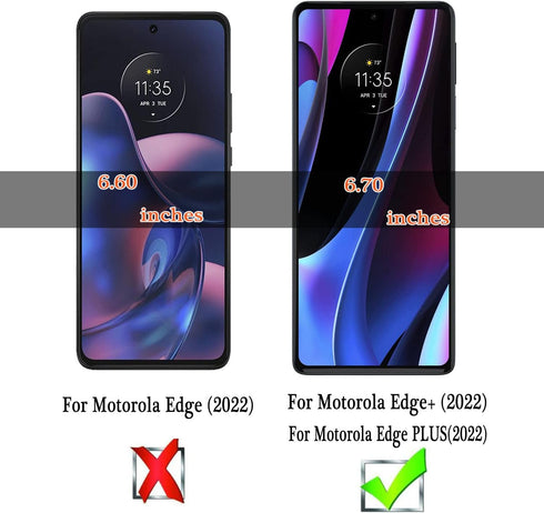beukei Screen Protector (3 Pack) for Motorola Edge+ / Plus (2022 Model Only) - Tempered Glass, Anti Scratch, Bubble Free