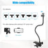 Khazylorr C922 C930e C920S C920 C615 C960 C920x 4K N60 Webcam Stand, Webcam Mount Gooseneck Arm with Phone Holder Web