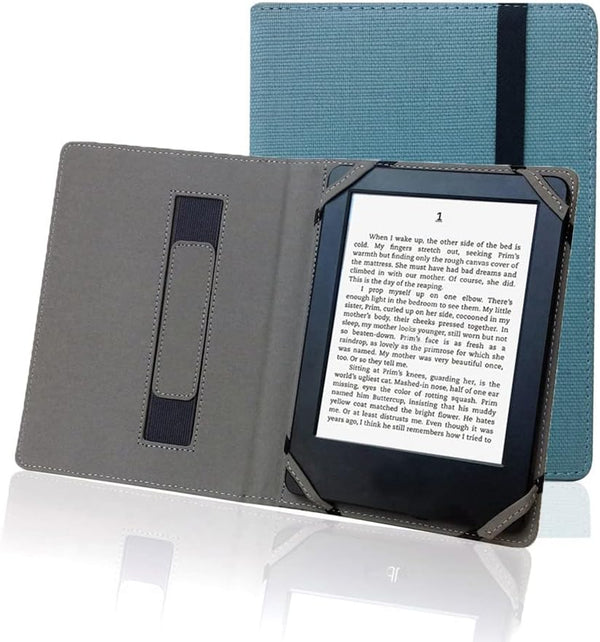 ENJOY-UNIQUE Natural Linen Case Cover for 6" ebook Reader Universal Hemp Case Cover