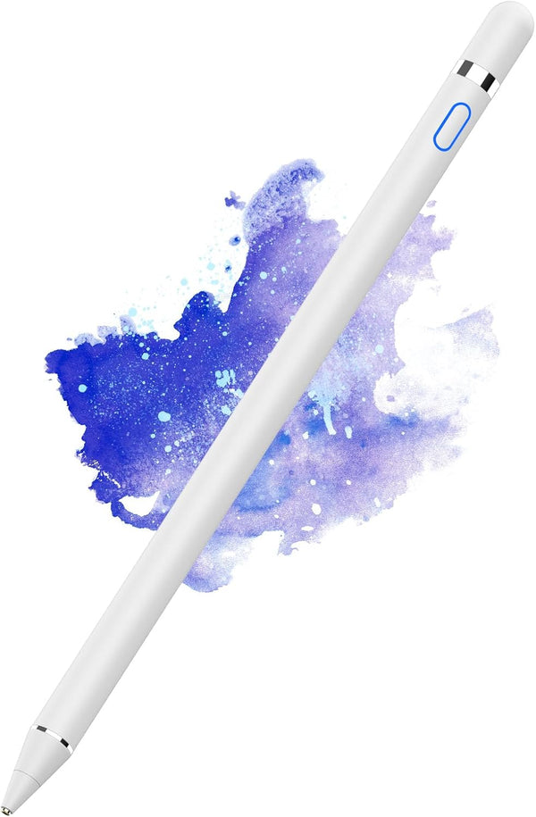 Stylus Pen for Touchscreen, Rechargeable Universal iPad Pen, Fine Point Digital Pen Compatible with Android, iOS,