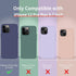 Cordking iPhone 13 Pro Max Case, 6.7" Ultra Slim Silicone, Shockproof with Soft Anti-Scratch Microfiber Lining, Calke