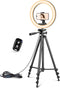 UBeesize 12 Inch Ring Light with Stand, Selfie Ring Light & 50" Tripod Stand for Live Stream/Makeup/YouTube