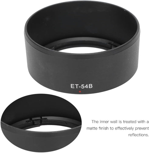 ET 54B Reversible Lens Hood for Canon EF M 55-200mm F 4.5-6.3 is STM Lens Accessories