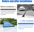 BELOMI Car Shark Fin Antenna Cover, Roof Aerial Base AM/FM Radio Signal for Car SUV Truck, Vehicle Shark Fin Shape