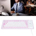 Silicone Foldable Flexible USB Wired Gaming Keyboard, 85 Keys, Waterproof, Dustproof, Roll-up Design for PC