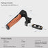 LEFTFOTO Top Handle Quick Release Handgrip with NATO Rail Kit, Wood & Metal Grip for Camera Cage Video Rig