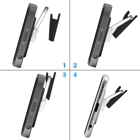 Sonku 6 Piece Ring Hook Mount Accessories, Upgrade Version Phone Mount Hook for Universal Cellphone Grip Stand