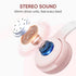 Wireless Headphones, Bluetooth Over Ear Headsets with Microphone, Hi-Fi Audio, 60H Playtime, Touch Control, Pink
