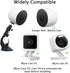 Camera Suction Cup Mount Compatible with Wyze Cam V4, Wyze Cam V3, Google Nest Cam (Battery), Security Camera Suction Mount, Camera Window Mount, No Drilling Installation, 2 Pack