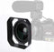 37mm/72mm DV Camera Lens Hood - Sun Shade - Reduces Lens Flare and Glare - Blocks Excess Sunlight