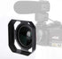 37mm/72mm DV Camera Lens Hood - Sun Shade - Reduces Lens Flare and Glare - Blocks Excess Sunlight