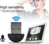 Mini Portable Microphone, USB Studio Speech 360° Omnidirectional Noise Cancellation for Computer PC (Black)