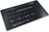 Anodized Aluminium Laser Engraved Mount Metal Plate Etching Sheets 100X50mm Round Corner with Adhesive