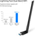 TP-Link USB WiFi-Adapter for Desktop PC, AC1300Mbps USB 3.0 WiFi Dual Band Network Adapter with 2.4GHz/5GHz High Gain Antenna(Archer T3U Plus), MU-MIMO, Windows 11/10/8.1/8/7/XP, Mac OS 10.9-10.15 by TP-Link