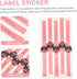 100pcs Self Adhesive Paper Sealing Stickers for Packaging, Pastry Seal Strip for Handmade Craft Art, Food Retail Sticker