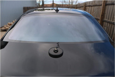 Tram 5 inch NMO Magnet Mount, Multi Band NMO Mount Antenna, 18 inch Stainless Steel Whip Covers VHF UHF Frequencies