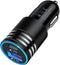 30W USB C Car Charger, PD 3.0 & 2.4A Dual Port Fast Charging Adapter for iPhone 15 Pro Max 15 Plus 14 13 12