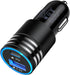 30W USB C Car Charger, PD 3.0 & 2.4A Dual Port Fast Charging Adapter for iPhone 15 Pro Max 15 Plus 14 13 12