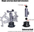 SUNWAYFOTO Universal Cellphone Auto Bracket - Suction Cup Mount for Windshield Car Window, Cell Phone Holder SPH-01