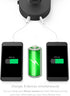 COZOO Headphone Stand with Fast Wireless Charging Pad and 2 USB Charging Ports for Gaming, DJ Accessories