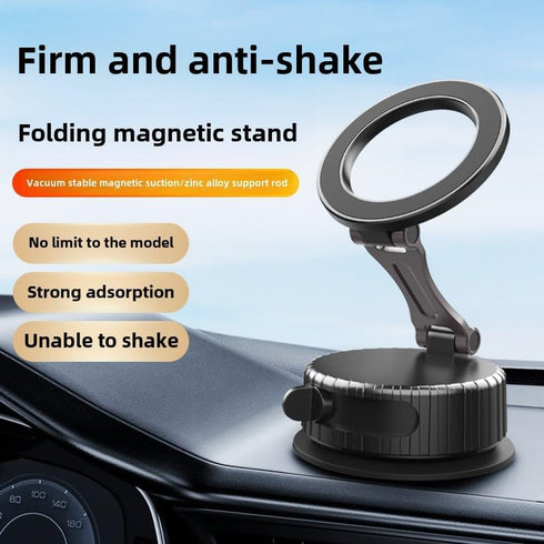 RIWPKFH Latest Vacuum Magnetic Phone Holder for Car,Ultra Suction Cup Phone Mount, Foldable & Adjustable & Portable