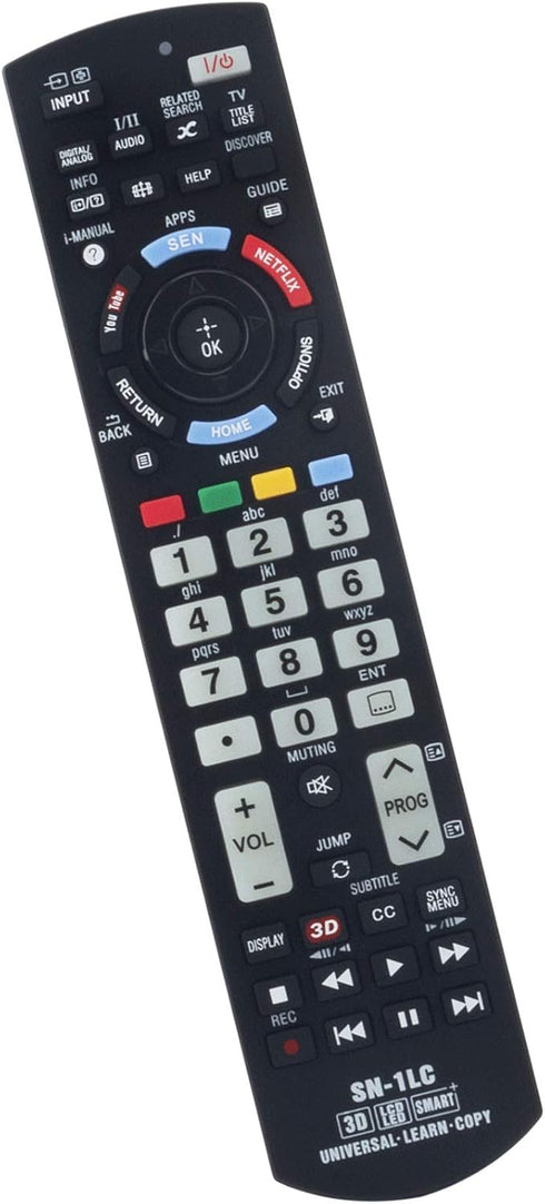 SN-1LC Universal Replacement Remote Control for Sony Bravia Smart TV Models KDL-32W600D, KDL-40R550C, KDL-48R550,