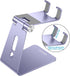 OMOTON C2 Adjustable Cell Phone Stand, Aluminum Desktop Cellphone Stand with Anti-Slip Base and Convenient Charging